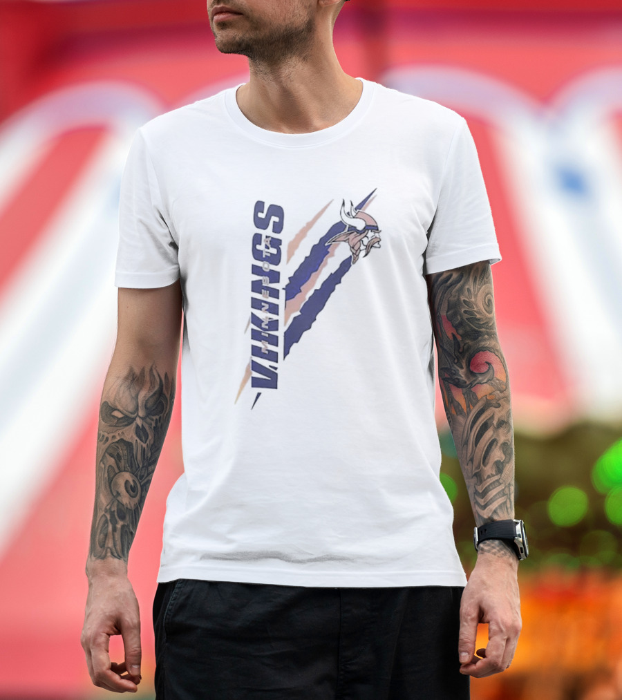 Minnesota Vikings Starter Scratch T-Shirt