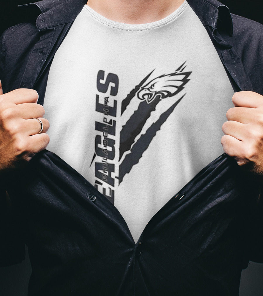 Philadelphia Eagles Claw Mark Logo T-Shirt