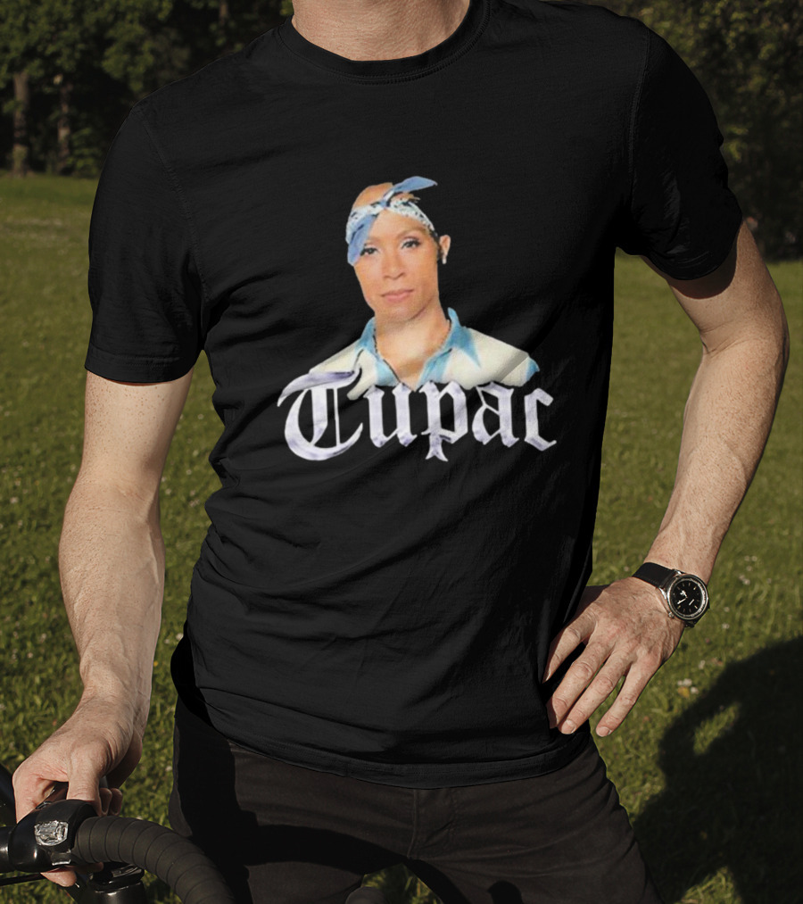 Tupac Blue Bandana Bust T-Shirt