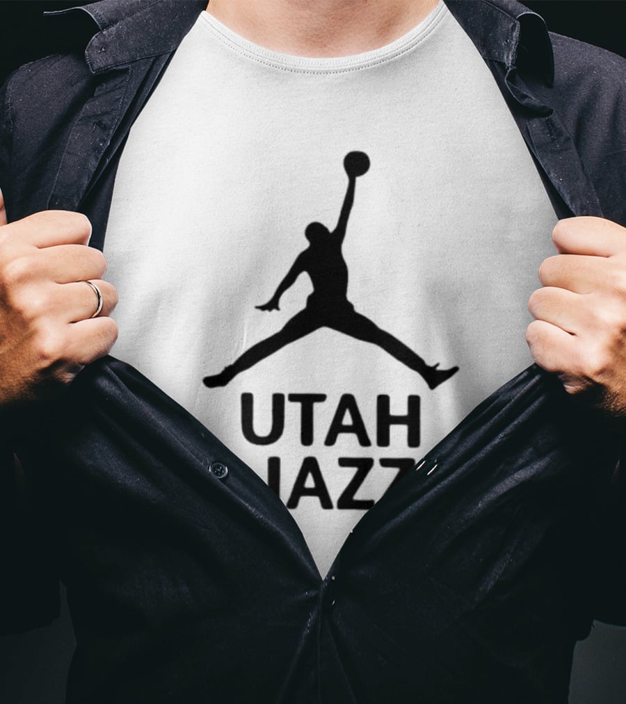 Utah Jazz Michael Jordan Jumpman T-Shirt