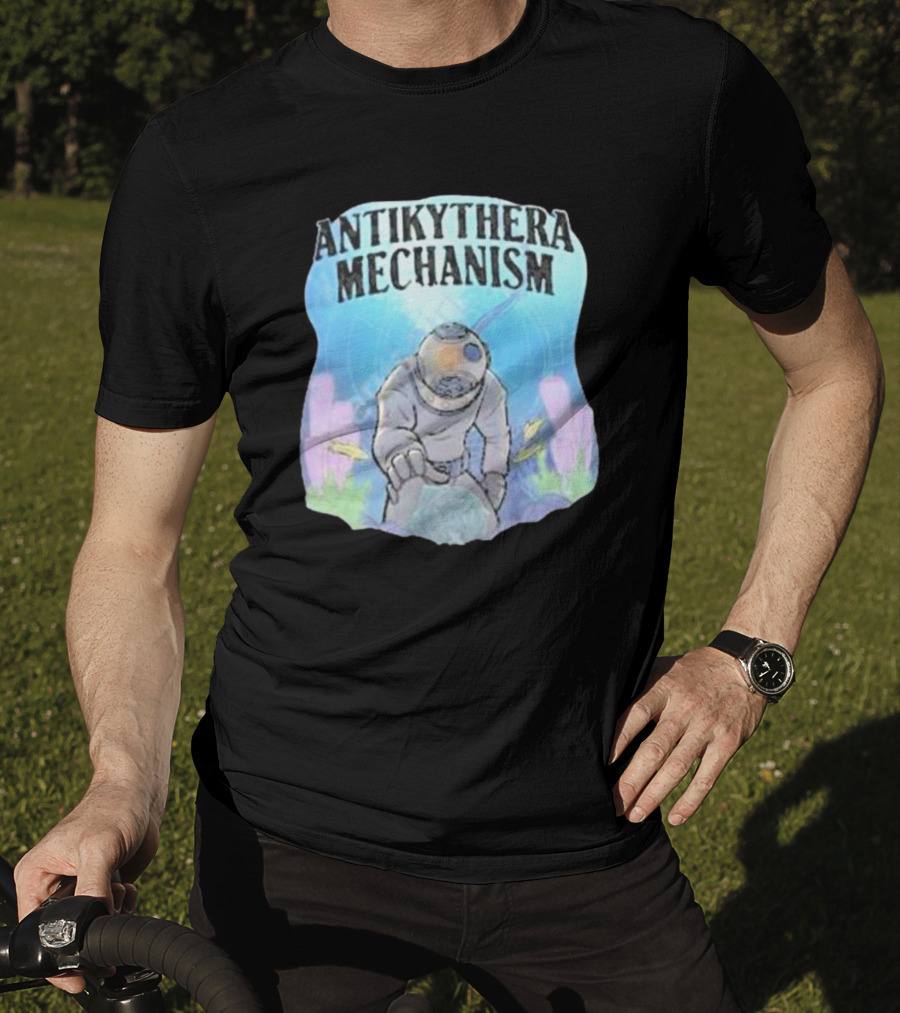 Antikythera Mechanism Diver Exploring Underwater Mystery T-Shirt