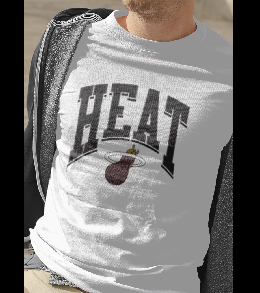 Miami Heat Iconic Flaming Basketball T-Shirt