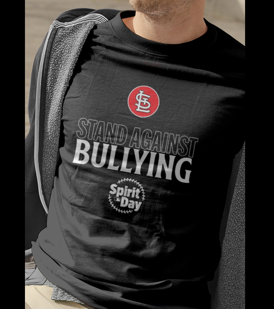 St. Louis Cardinals Stand Against Bullying Spirit Day T-Shirt