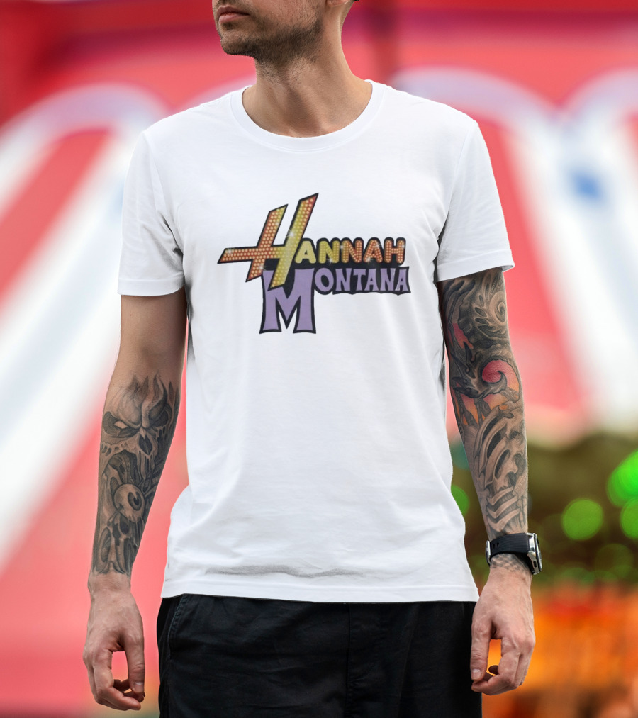 Hannah Montana Logo Classic Text T-Shirt
