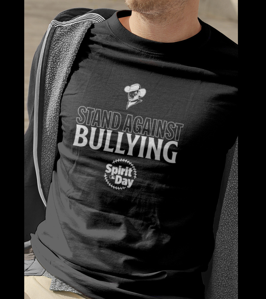 Stand Against Bullying Spirit Day Sugar Land Space Cowboys T-Shirt