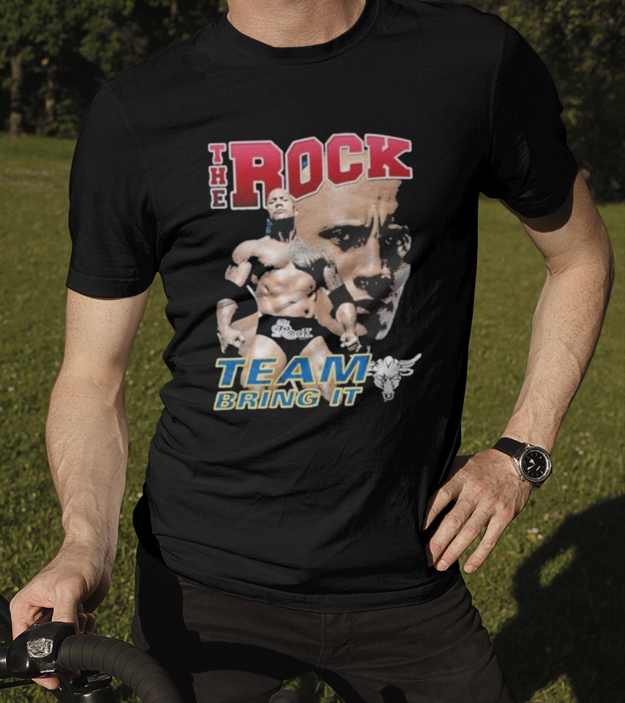 The Rock Team Bring It Bull T-Shirt