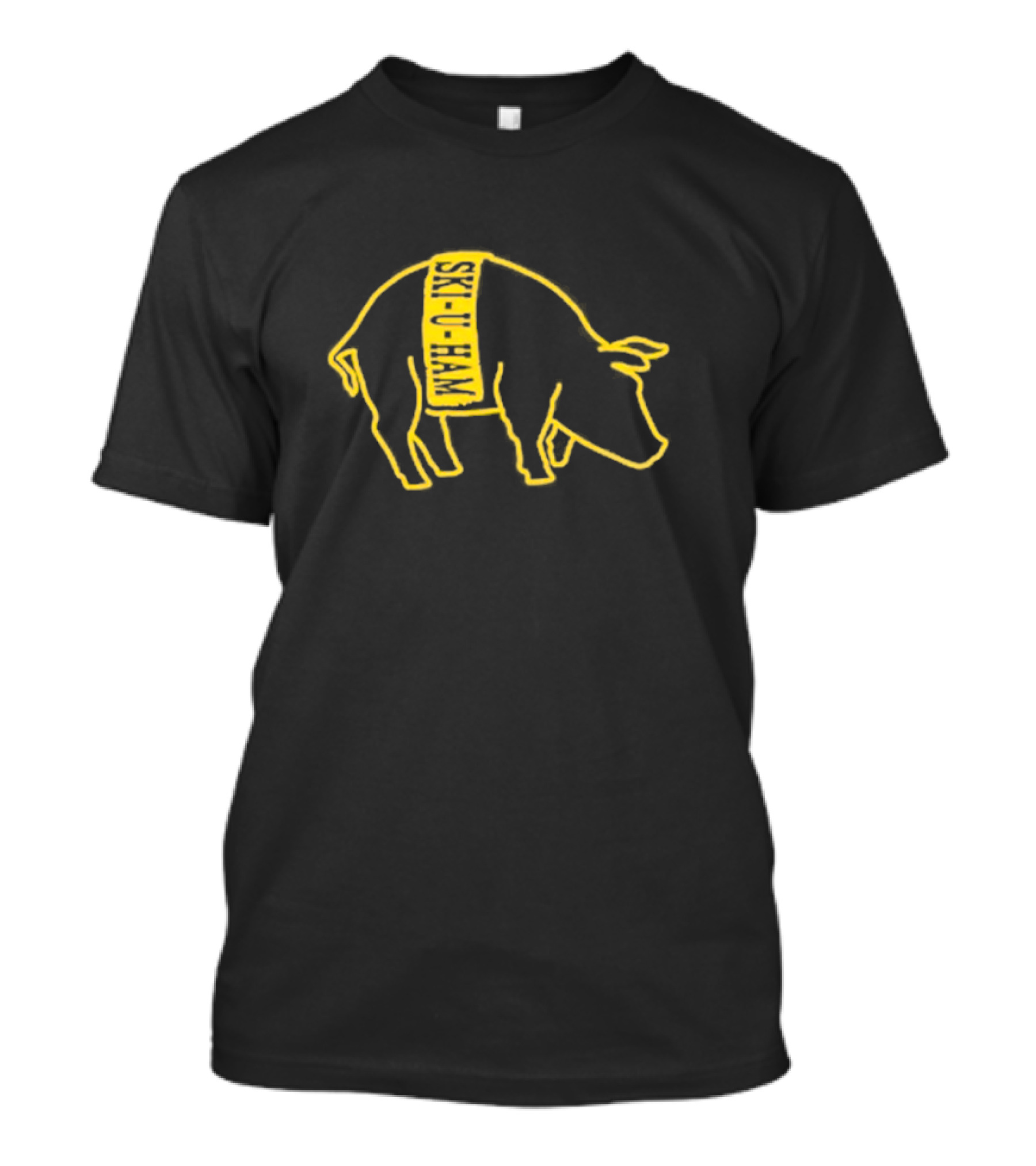 Ski-U-Ham Bacon Is Back Pig Outline T-Shirt
