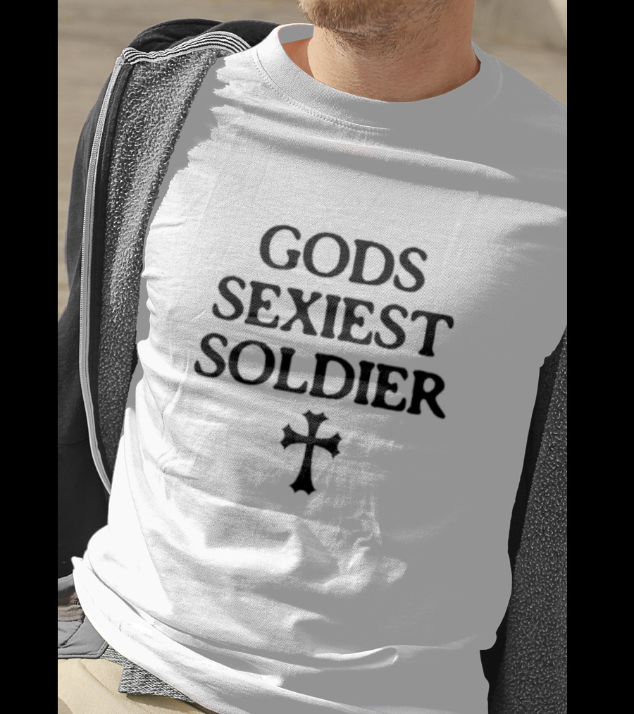 Gods Sexiest Soldier Cross T-Shirt