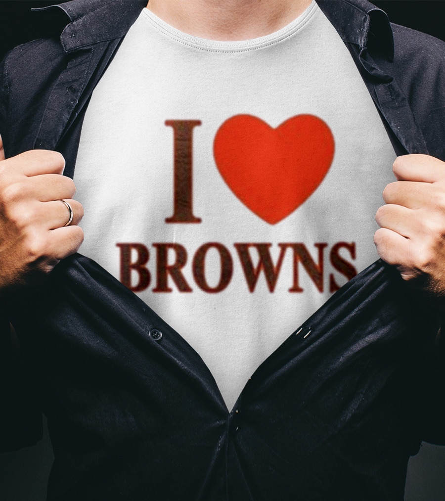 I Heart Browns T-Shirt