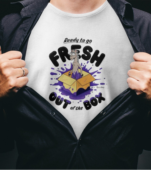Ready To Go Rick And Morty Fresh Out Of The Box T-Shirt
