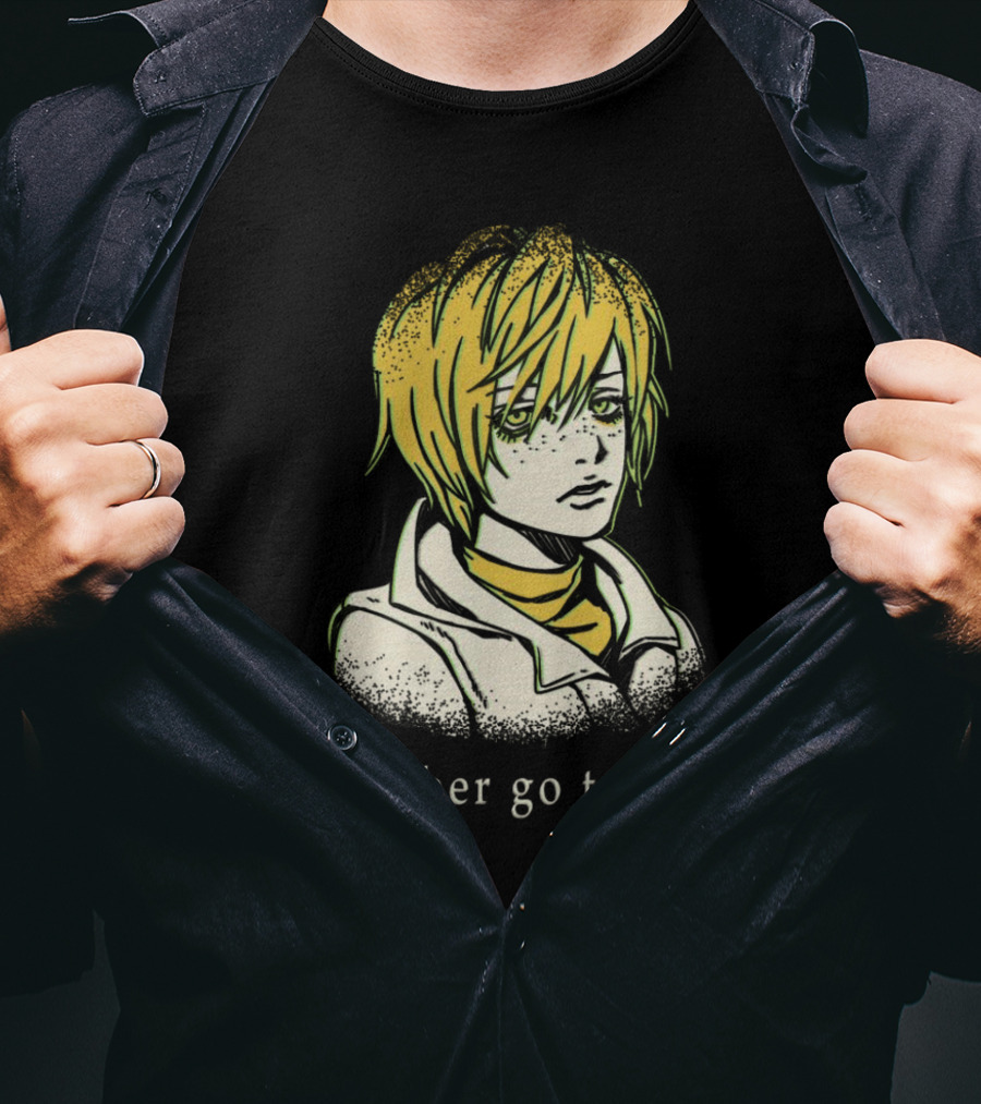 Silent Hill I'd Rather Go To Hell Anime Character T-Shirt