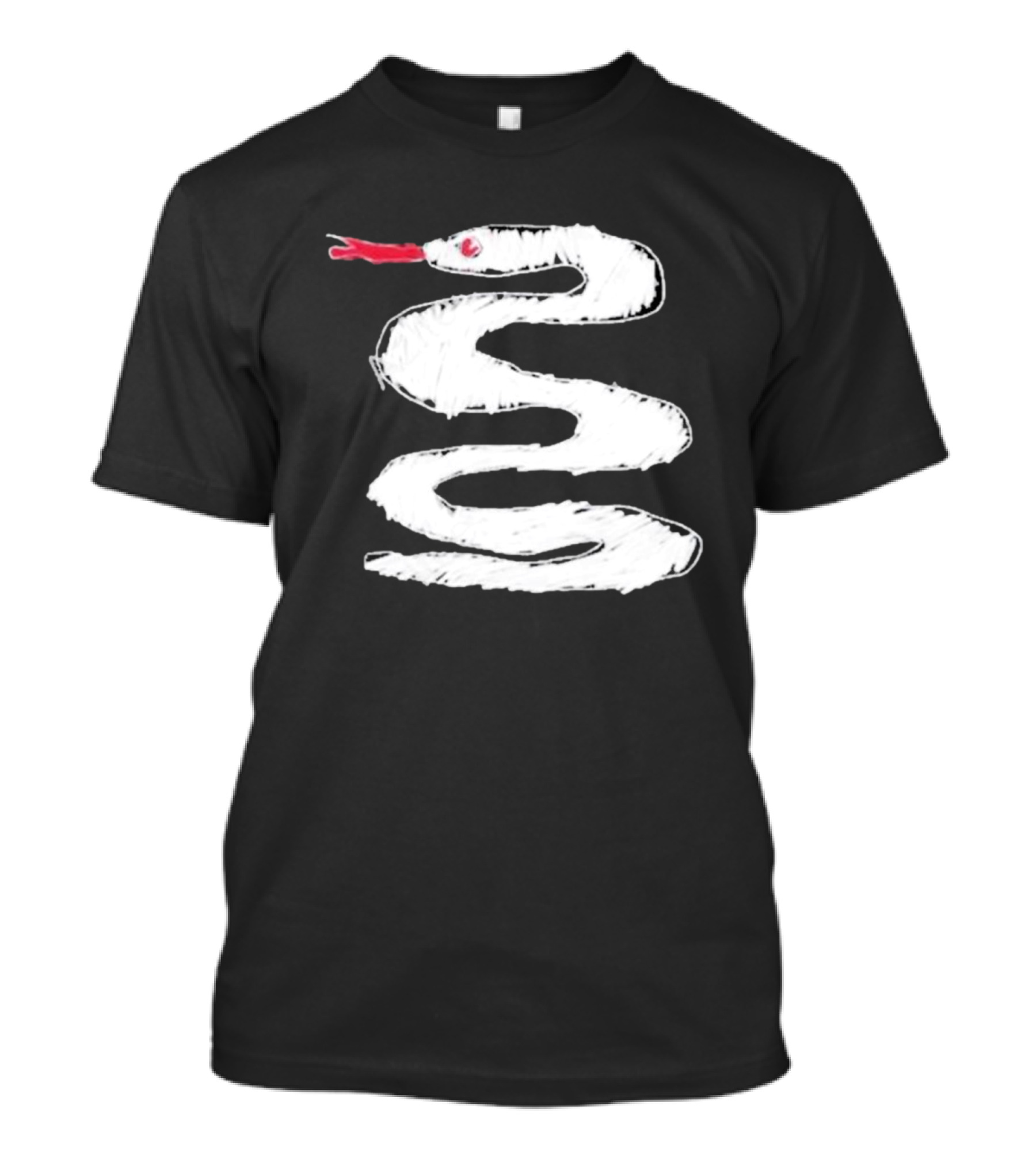 Allen Thomas For All The Snakes White Coil T-Shirt