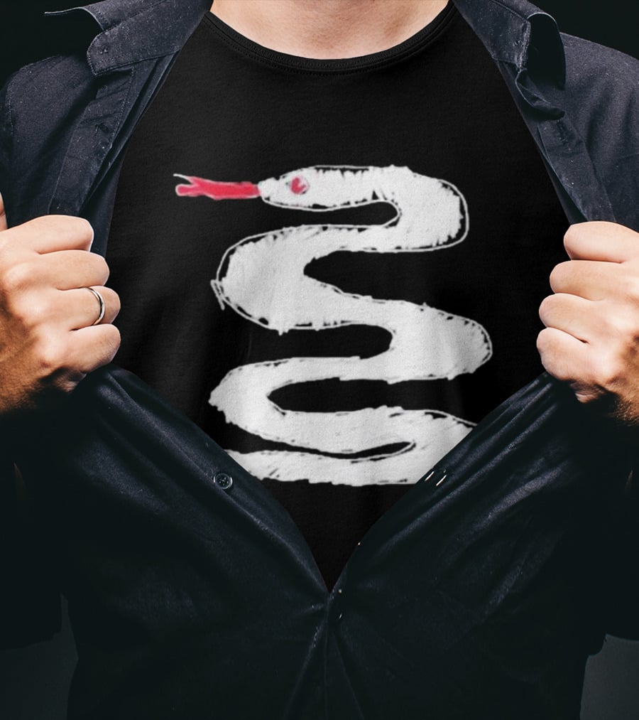 Allen Thomas For All The Snakes White Coil T-Shirt