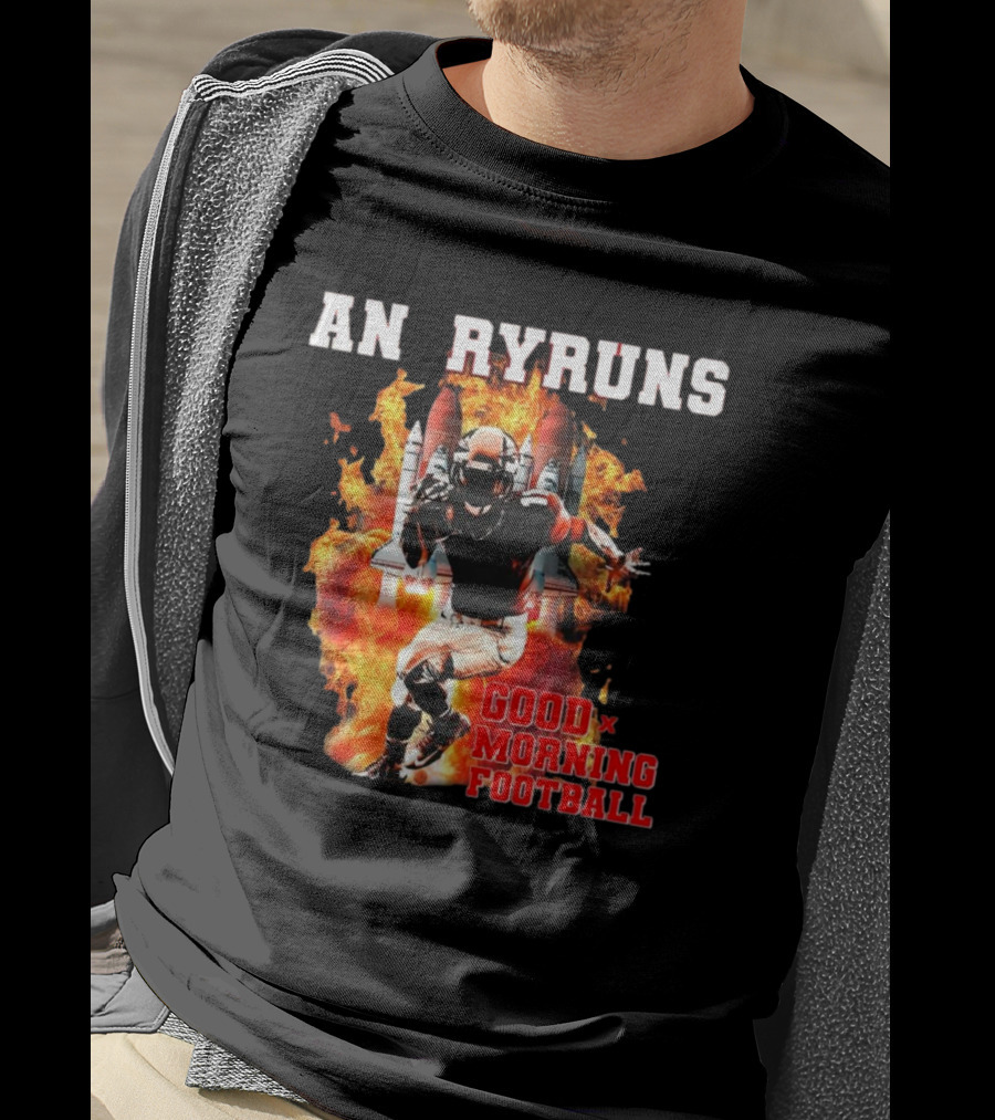 Angry Runs Good Morning Football Explosive Football Action T-Shirt