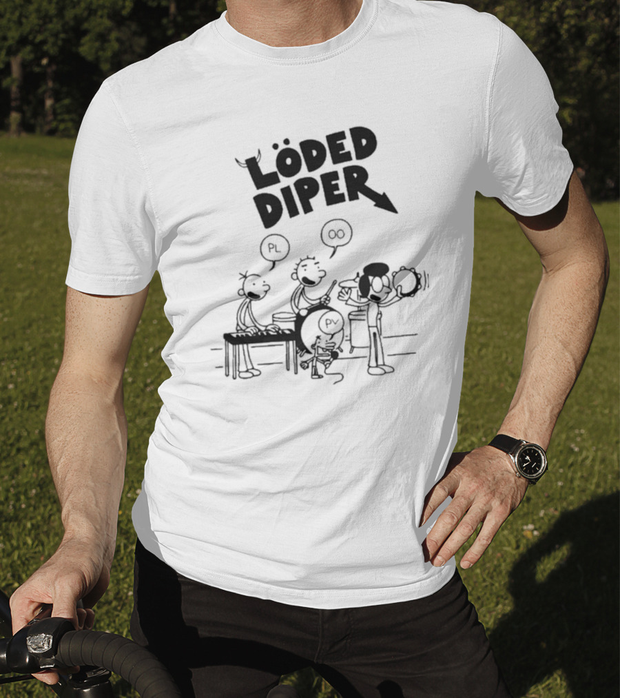 Löded Diper Rodrick Heffley Band Comic Löd Drear PL OO PV T-Shirt