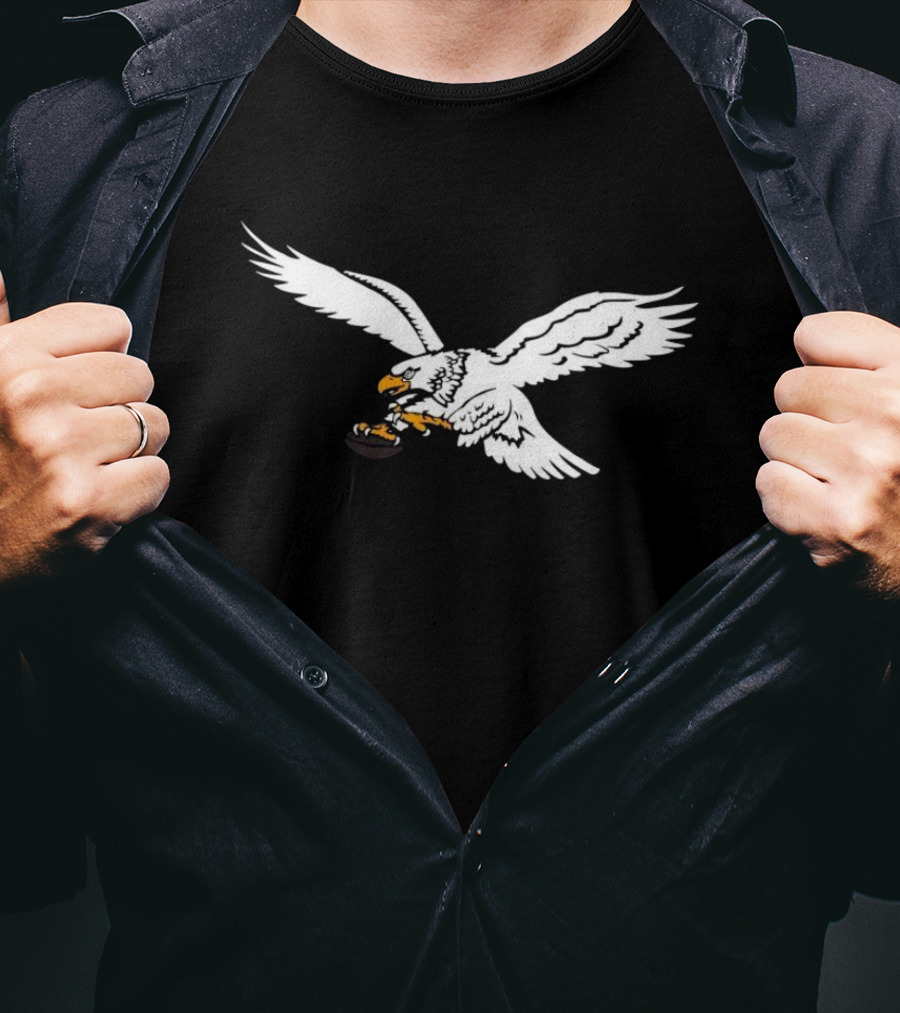 Philadelphia Eagles New Logo Flying Eagle With Football T-Shirt