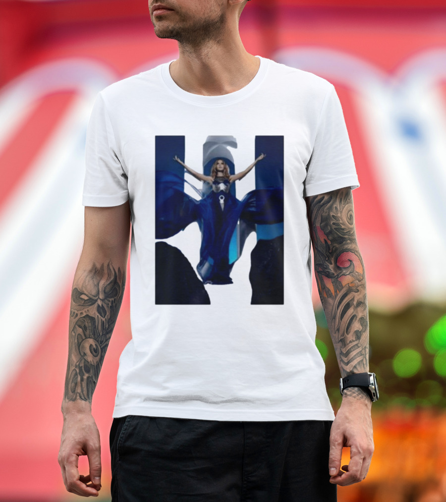 Kylie Minogue Aphrodite Blue Gown Iconic Pose T-Shirt