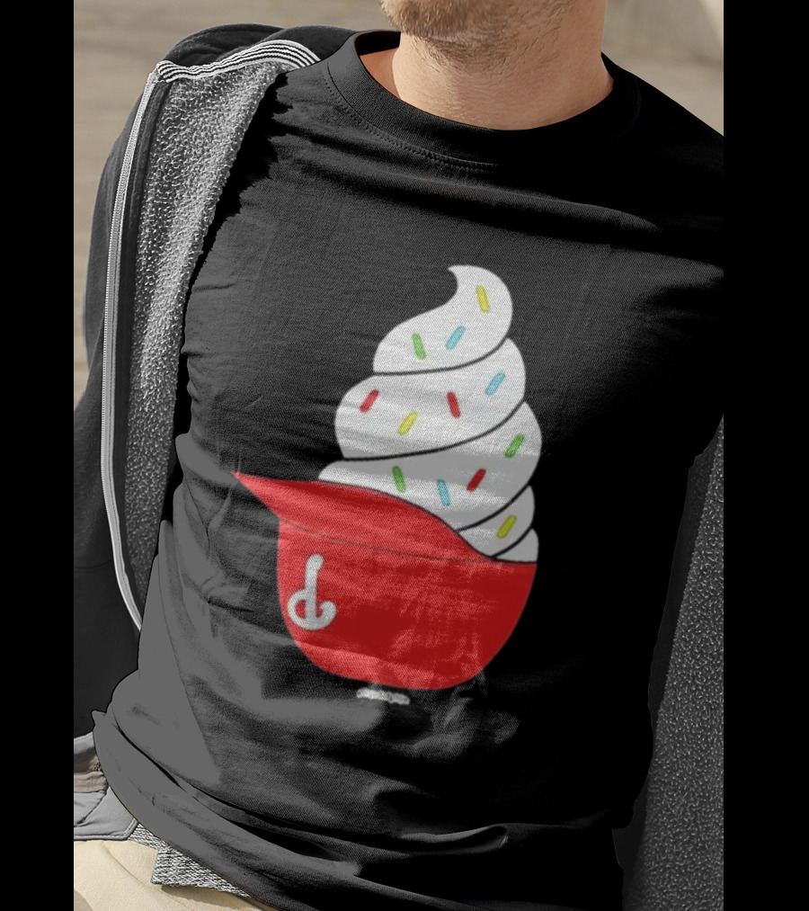 Phillies Ice Cream Helmet Swirl With Sprinkles T-Shirt