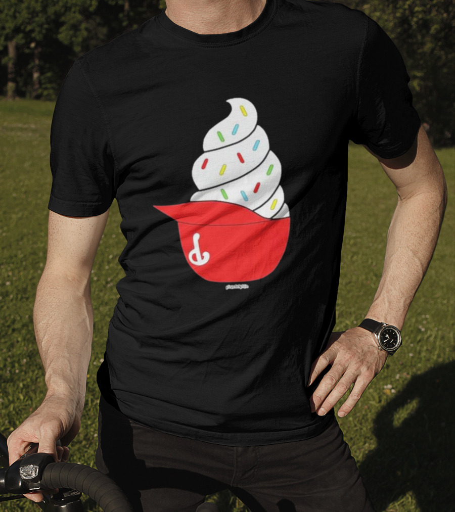 Phillies Ice Cream Helmet Swirl With Sprinkles T-Shirt