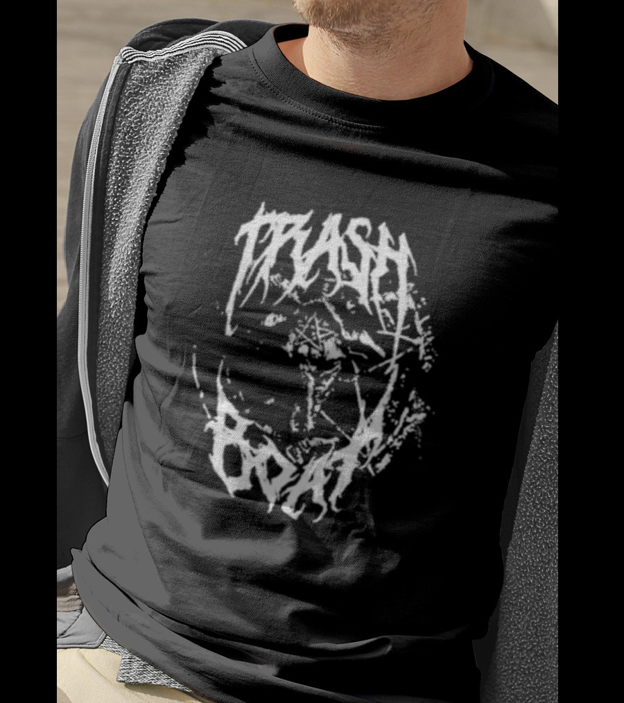 Trash Boat Halloween Occult Symbol Black T-Shirt