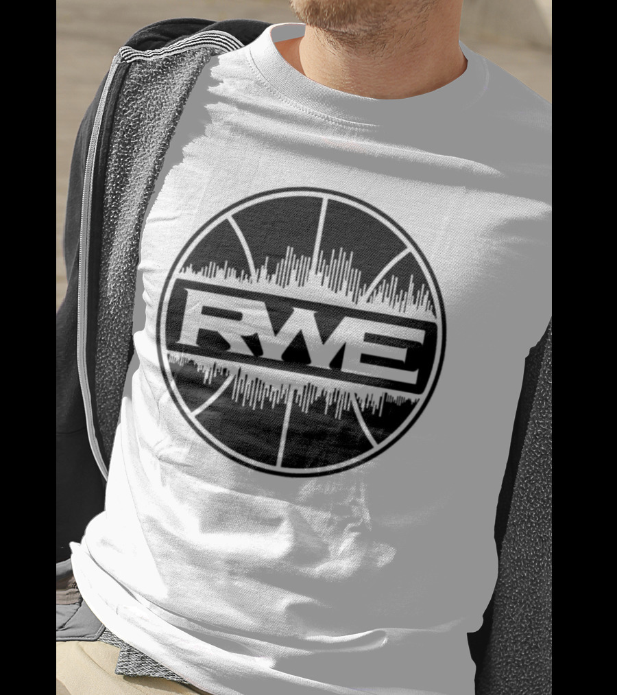 Over Time RWE Soundwave Basketball Circle T-Shirt