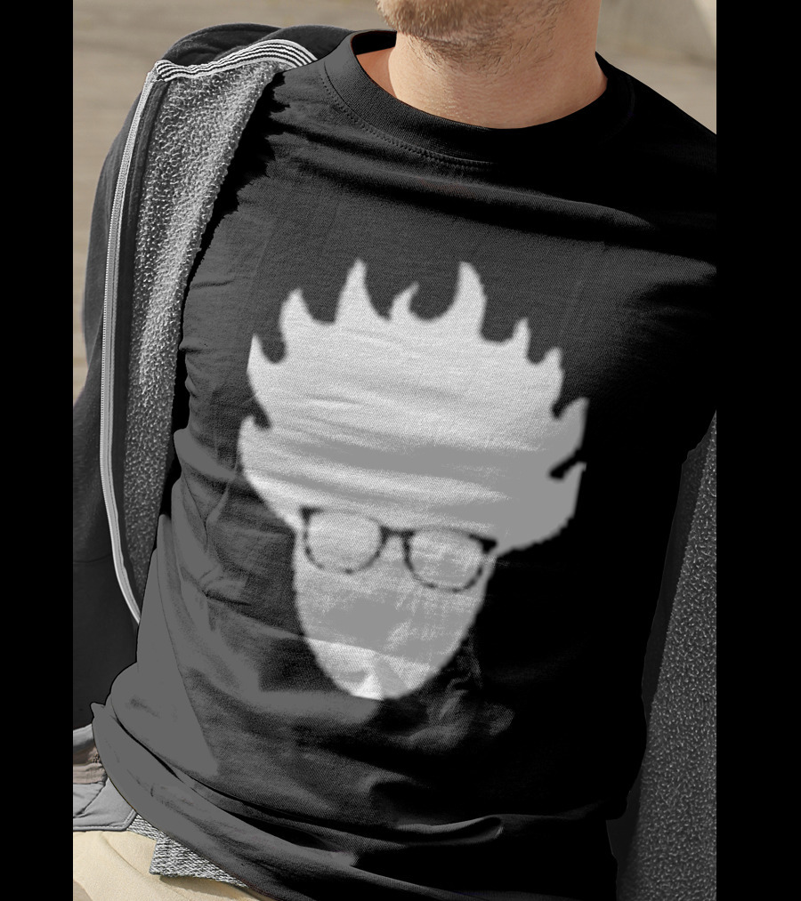 Viva Fro Iconic Glasses Silhouette Left Chest T-Shirt