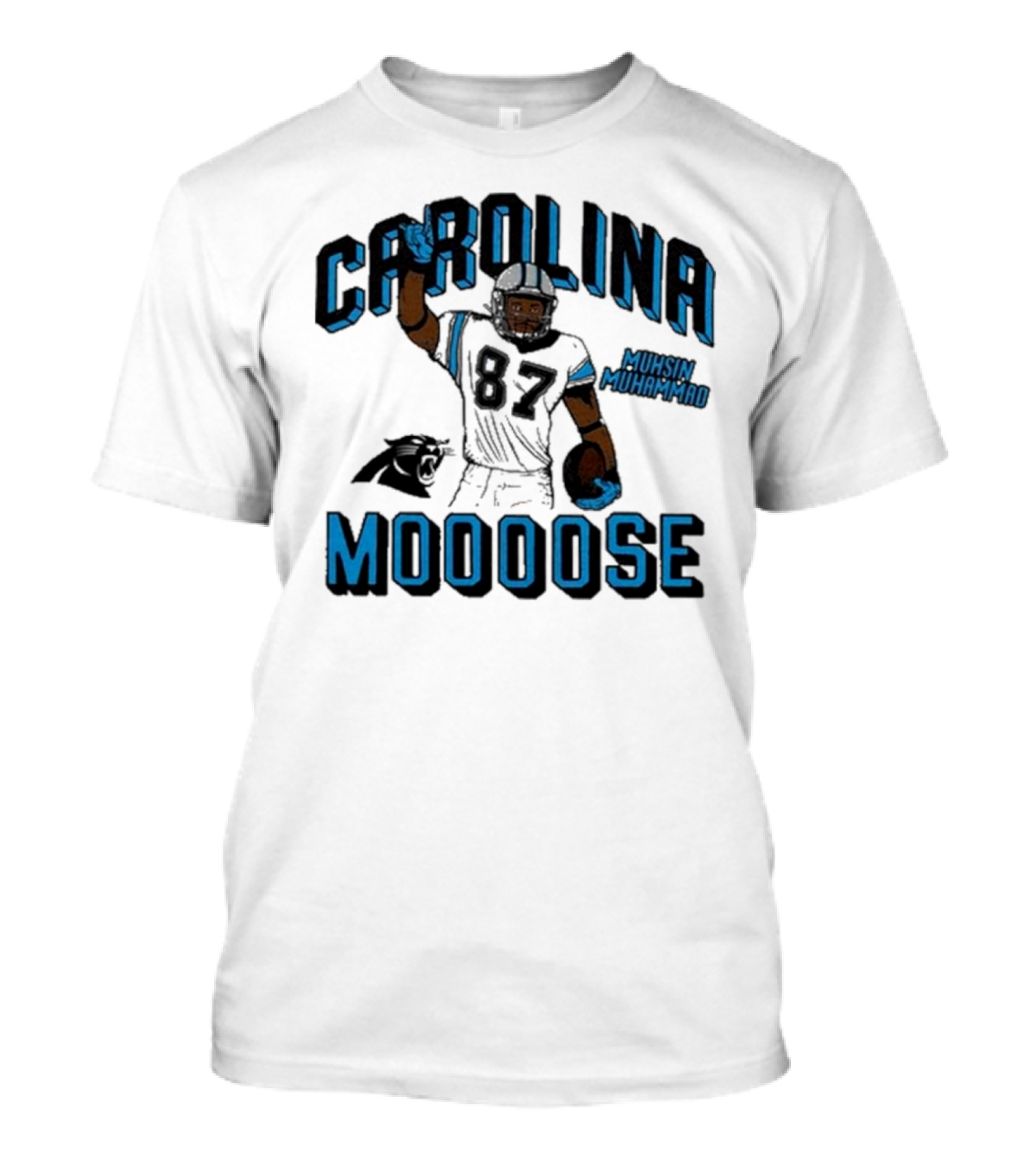Carolina Panthers Muhsin Muhammad 87 Moooose T-Shirt