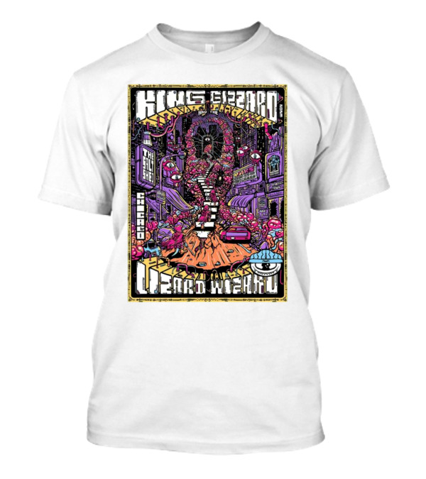 King Gizzard And The Lizard Wizard Chicago The Salt Shed T-Shirt