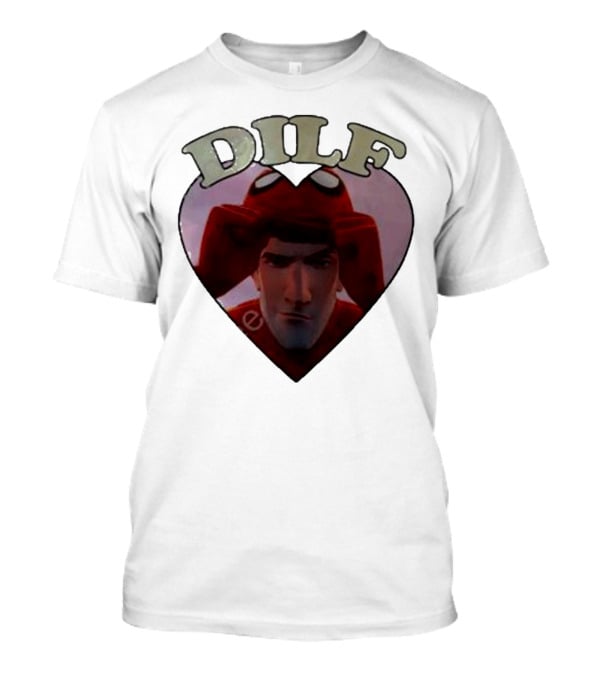 DILF Peter Mustardyardpress Merch Spider Cap Heart T-Shirt
