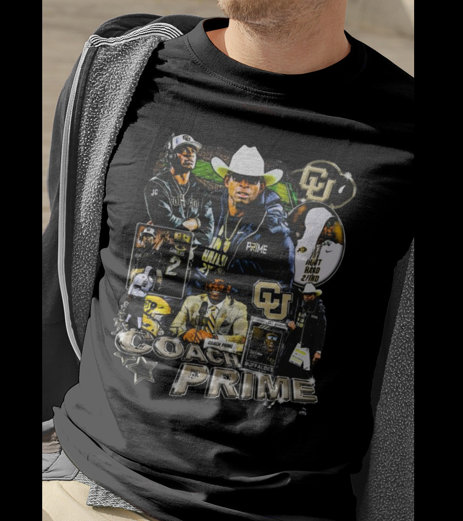 Coach Prime Deion Sanders Football Legend CU Buffs Athletic Excellence T-Shirt