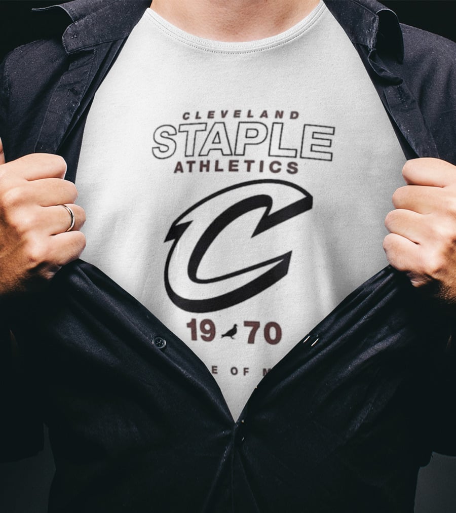 Cleveland Staple Athletics 1970 A Staple Of My City T-Shirt