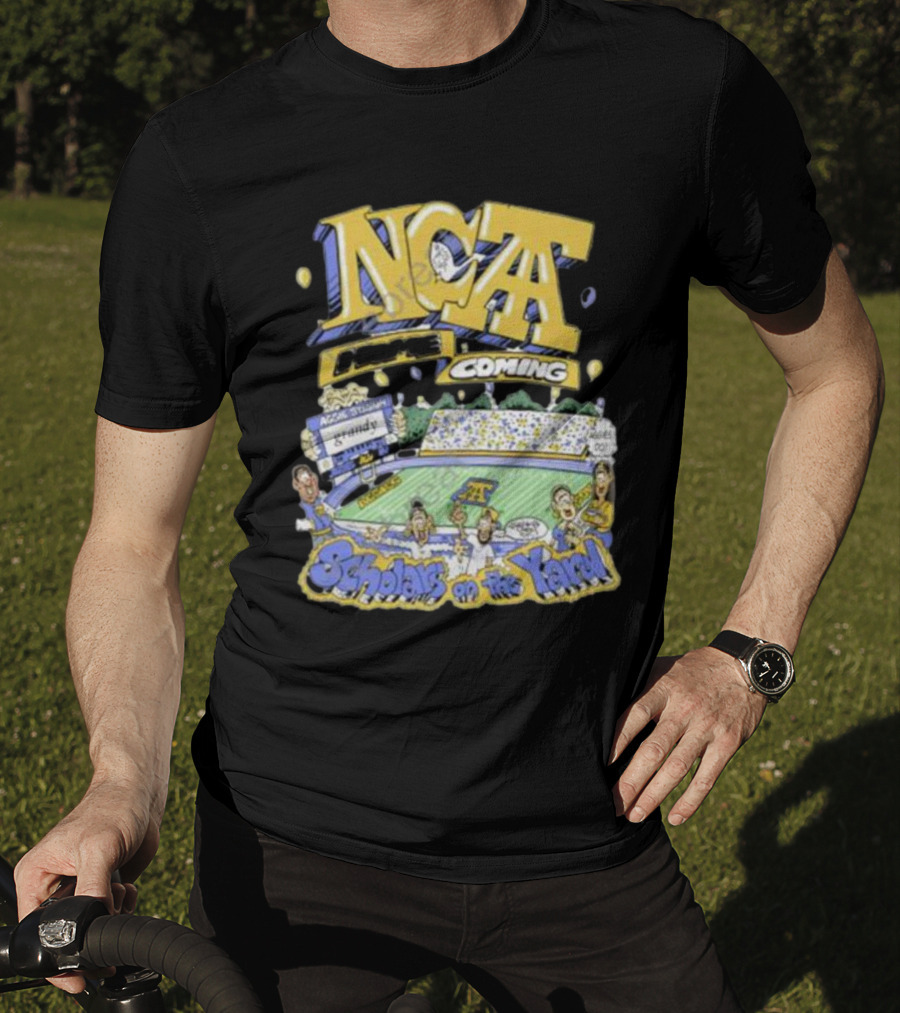 Frko X NC A&t Homecoming Scholars On The Yard Stadium Cartoon T-Shirt