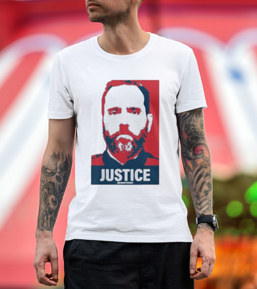 Meidastouch Store Jack Smith Justice Iconic Red and Blue T-Shirt