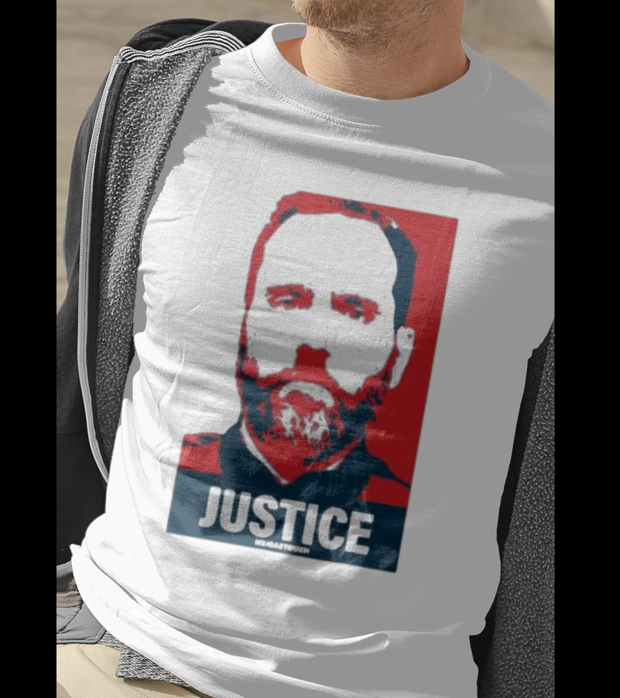 Meidastouch Store Jack Smith Justice Iconic Red And Blue T-Shirt
