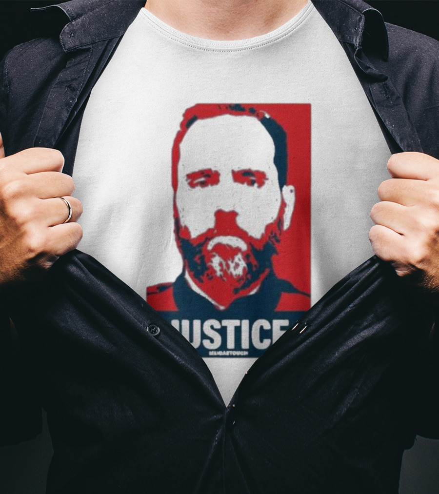 Meidastouch Store Jack Smith Justice Iconic Red And Blue T-Shirt