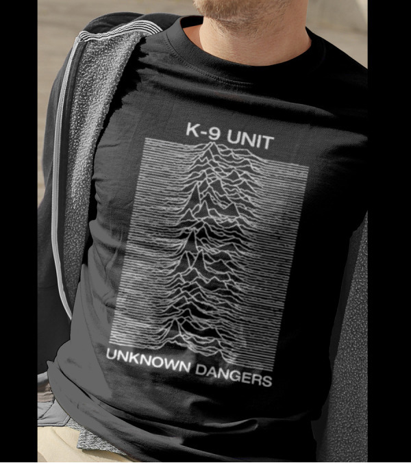 K-9 Unit Unknown Dangers Joy Division Tribute Waveform T-Shirt