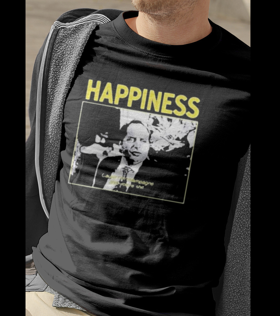 Happiness Laugh At Champagne T-Shirt
