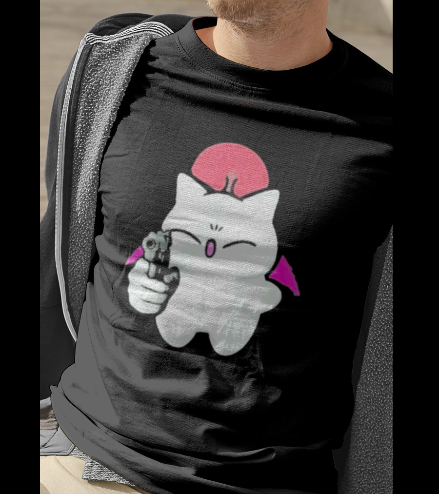 Zepla Blizzcon Xepla Gun Moogle Iconic Character T-Shirt
