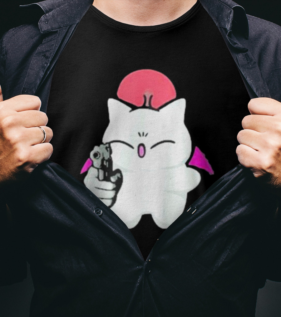 Zepla Blizzcon Xepla Gun Moogle Iconic Character T-Shirt