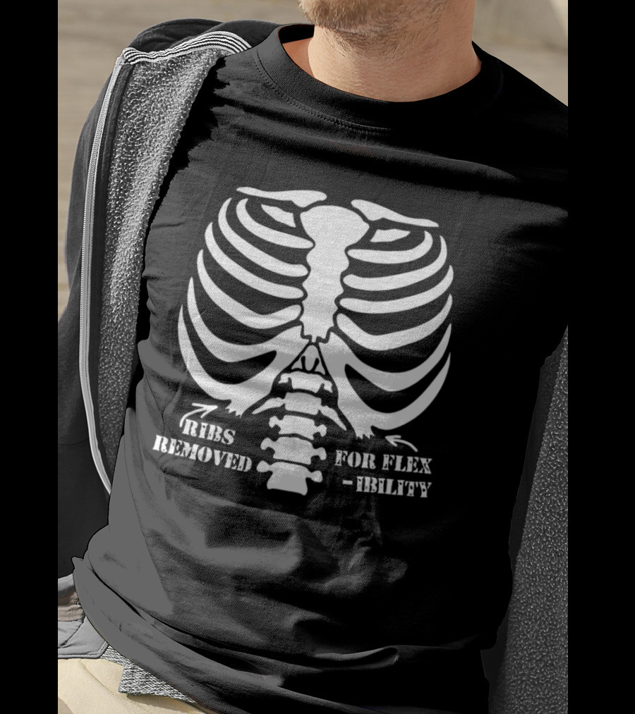 Ribs Removed For Flexibility Skeleton Rib Cage T-Shirt
