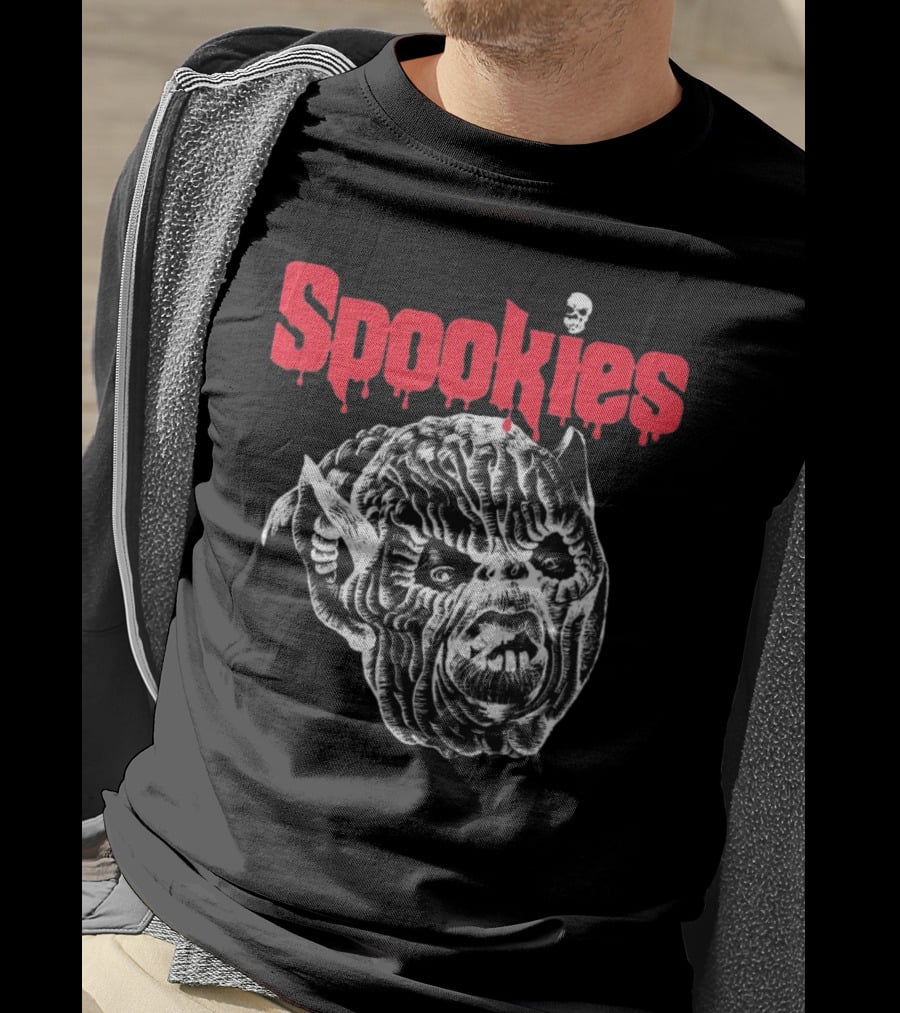 Spookies Terror Vision Creepy Monster Face Horror T-Shirt
