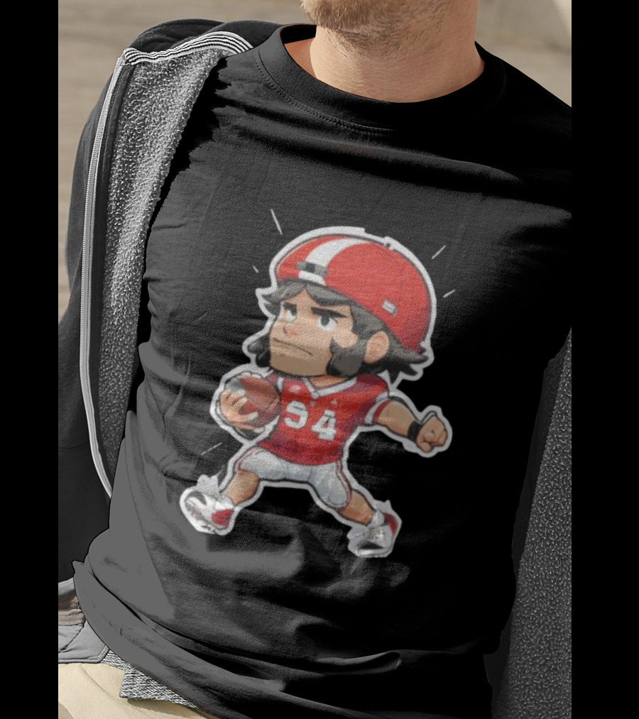 Lubby’s Funny Cartoon Football Player Stickers Essential S4 T-Shirt