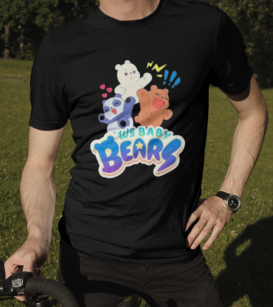 We Baby Bears Trio With Happy Expressions T-Shirt