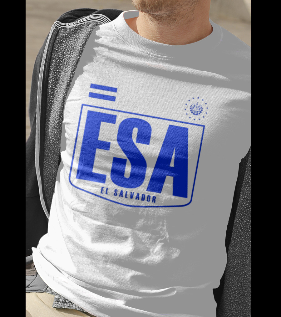 ESA El Salvador Logo Emblem With National T-Shirt