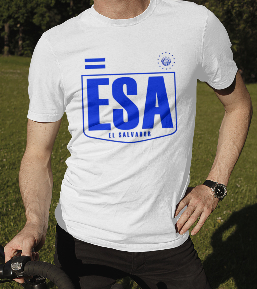 ESA El Salvador Logo Emblem With National T-Shirt