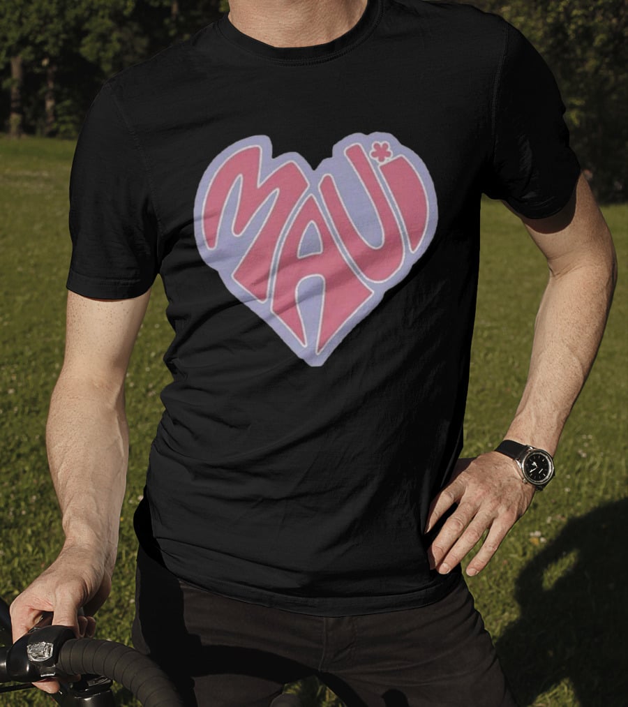 Maui Heart Retro T-Shirt