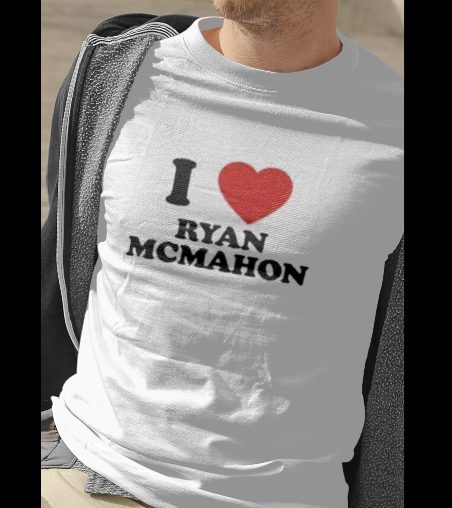 I Love Ryan McMahon Red Heart T-Shirt