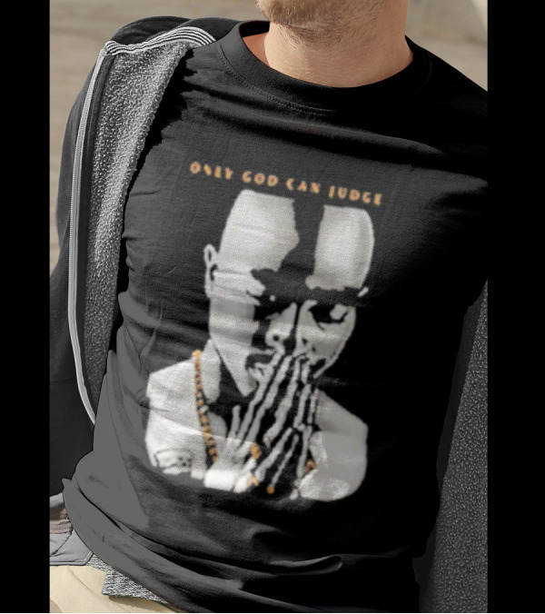 Tupac Only God Can Judge Me Prayer Hands T-Shirt