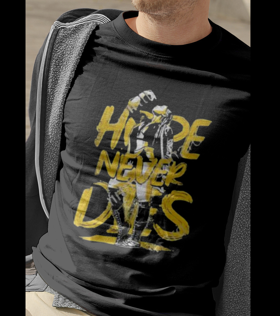 Hope Never Dies Yellow Jacket Pose T-Shirt