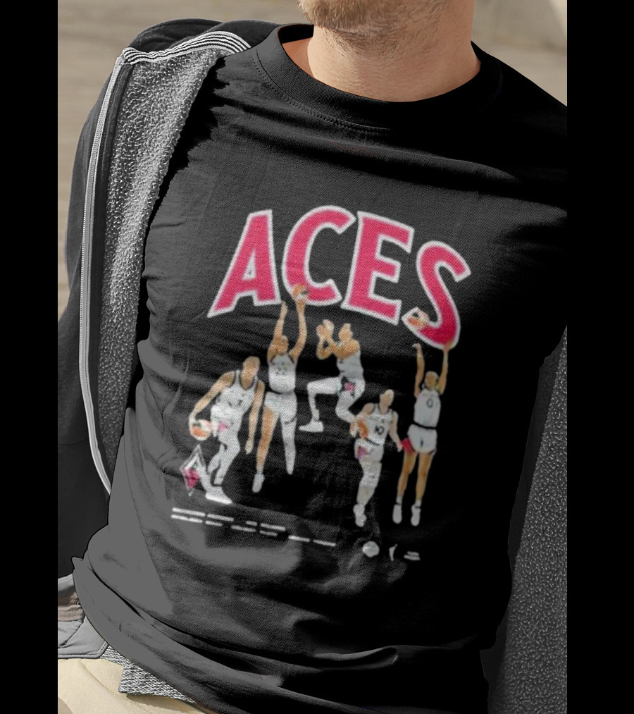 ACEs Basketball Team Players Action T-Shirt